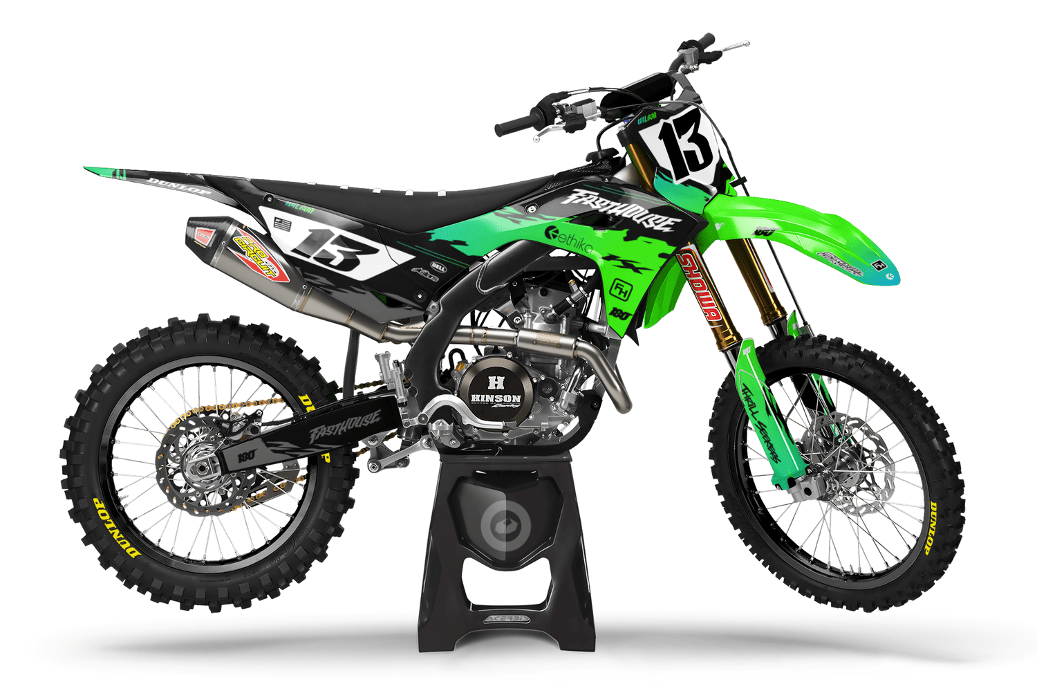 Shred Cyan — 180Decals